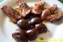 Magret de canard aux figues