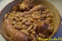 Cassoulet au confit de canard, jarret et saucisse de Toulouse