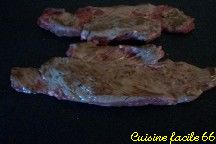 Onglet de bœuf grillés à la plancha