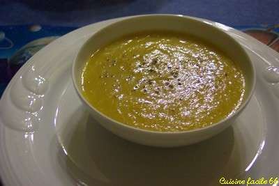 Agrandir la photo dans une nouvelle fentre Soupe de légumes moulinés