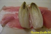 Endives gratines au jambon de pays