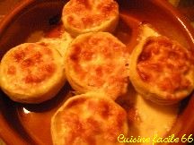 Cassolettes de fonds d’artichauts gratinés au jambon et parmesan