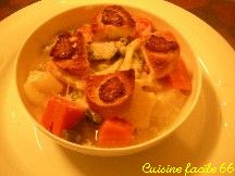 Soupe de lgume et magret de canard