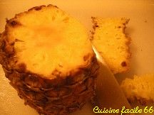 Ananas rti aux pices et Muscat de Rivesaltes