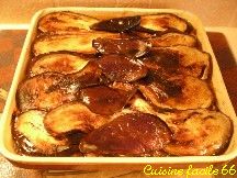 Moussaka (gratin daubergine et hachis de viande)