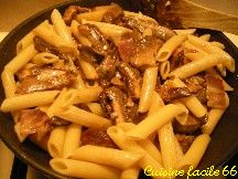 Penne rigate au cpes  la coppa et parmesan