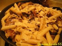 Penne rigate au cpes  la coppa et parmesan