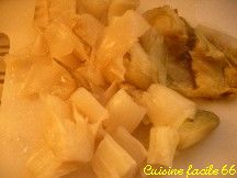 Endives au gratin  la crme frache et parmesan