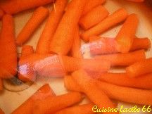 Carottes au lard