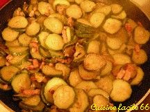 Courgettes sautes  freginat de carbassons 