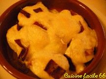 Gratin de pomme de terre faon raclette