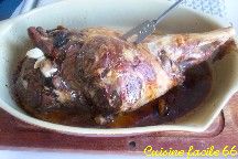 Gigot dagneau aux flageolets