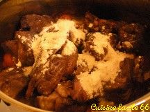 Daube de joues de buf au banyuls