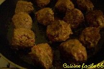 Boulettes de bufs pices aux trois poivrons (couleurs basquaises)