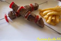 Brochettes de buf Charolais  la plancha