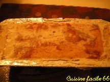 Chemiser un moule  cake (pour une bche de Nol)