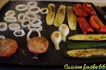 Calamars  la plancha et son Escalivade de lgumes