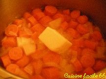 Velout de carotte au gingembre (cocotte pression)