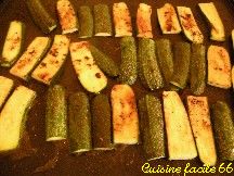 Courgettes au cumin  la plancha