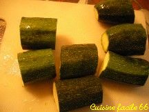 Courgettes farcies aux noix de Saint Jacques