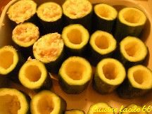 Courgettes farcies aux noix de Saint Jacques