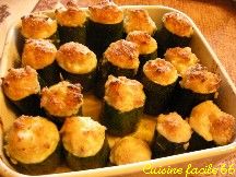 Courgettes farcies aux noix de Saint Jacques