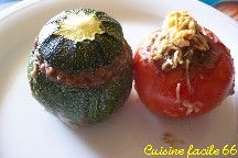 Courgettes farcies