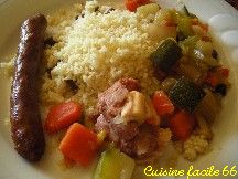 Couscous, poulet, agneau, merguez