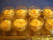 Verrines de crèmes d’agrumes (oranges et pamplemousses)
