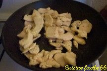 Farfalle sauce au poulet crm