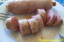 Saucisson  cuire aux haricots blancs (lingots)  la tomate