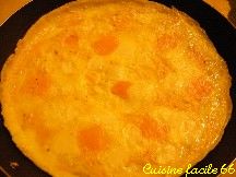 Omelette aux trois fromages