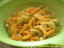 Salade de Torti au thon et courgettes au Pesto vert