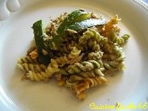 Salade de Torti au thon et courgettes au Pesto vert