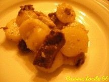 Pommes de terre Sarladaise aux cèpes : (recette authentique)
