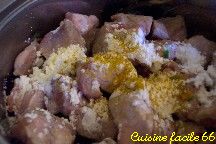 Curry de porc au lait de coco