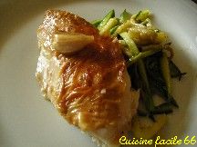 Courgettes sautes aux pices