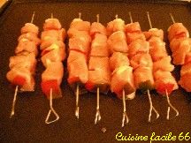 Brochettes de poulet au miel  lorientale