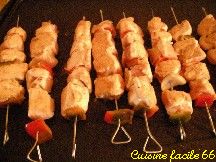 Brochettes de poulet au miel  lorientale