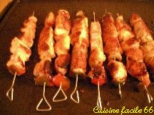 Brochettes de poulet au miel  lorientale