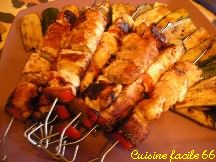 Brochettes de poulet au miel  lorientale