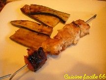 Brochettes de poulet au miel  lorientale