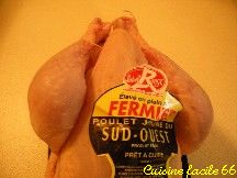 Poulet rti au fenouil et citron