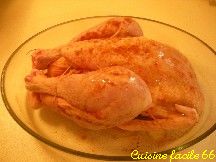 Poulet rti au fenouil et citron