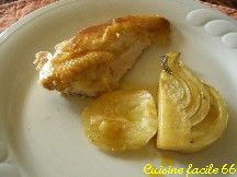 Poulet rti au fenouil et citron