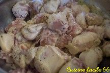 Curry de poulet au lait de coco