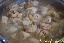 Curry de poulet au lait de coco