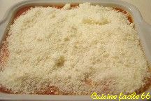 Quenelles en gratin, sauce tomate, parmesan