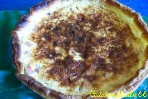 Quiche au lardons, jambon et parmesan