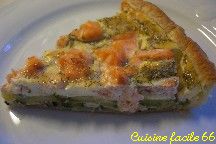 Quiche au saumon et courgettes